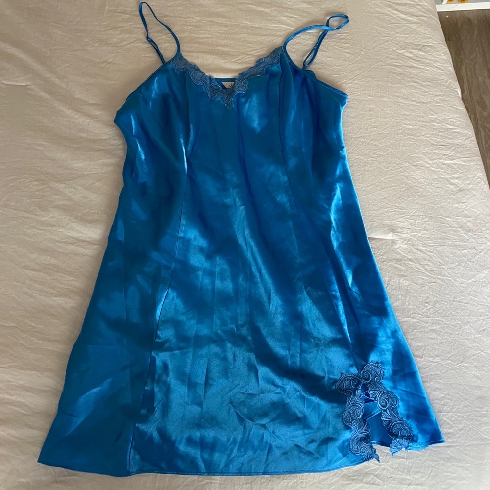 vintage satin slip dress